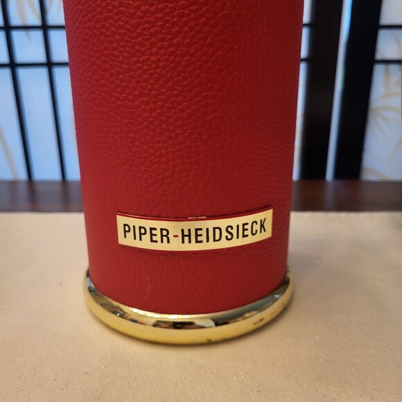 Rare Red Piper-Heidsieck Champagne Cooler - Perfume Bottle - Picture 2 of 8